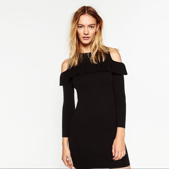 Zara  black dress - Picture 2 of 8